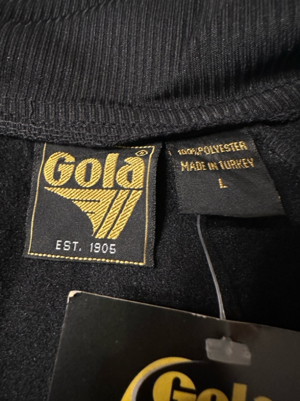Gola Women's Black Track Jacket with White Stripe - NWT - Size L - Picture 8 of 11